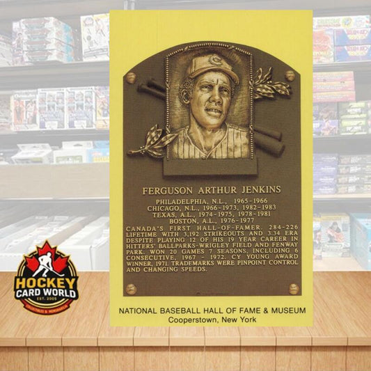 Ferguson Jenkins National Baseball Hall of Fame and Museum Cooperstown Postcard Image 1