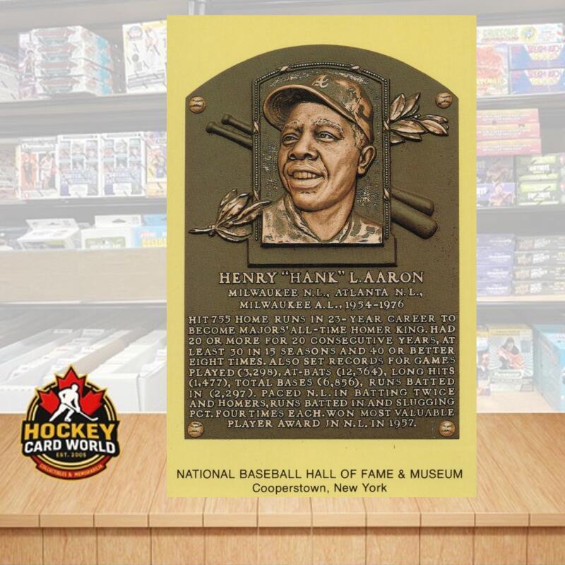 Hank Aaron National Baseball Hall of Fame and Museum Cooperstown Postcard Image 1
