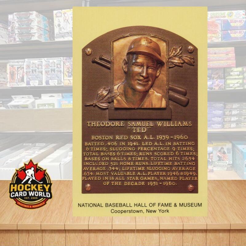 Ted Williams National Baseball Hall of Fame and Museum Cooperstown Postcard Image 1