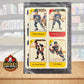 1982-83 Winnipeg Jets Post Cereal Mini Card Panel Plastic Sealed Set of 16 Image 2
