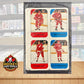 1982-83 Detroit Red Wings Post Cereal Mini Card Panel Plastic Sealed Set of 16 Image 2
