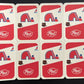 1982-83 Quebec Nordiques Post Cereal Mini Card Panel Attached Set of 16 Image 3