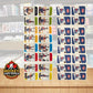1982-83 Colorado Rockies Post Cereal Mini Card Panel Attached Set of 16 Image 1