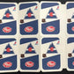 1982-83 Colorado Rockies Post Cereal Mini Card Panel Attached Set of 16 Image 3