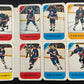 1982-83 New York Islanders Post Cereal Mini Card Panel Attached Set of 16 Image 2