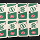 1982-83 Minnesota North Stars Post Cereal Mini Card Panel Attached Set of 16 Image 3