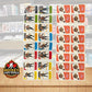 1982-83 Vancouver CanucksPost Cereal Mini Card Panel Attached Set of 16 Image 1