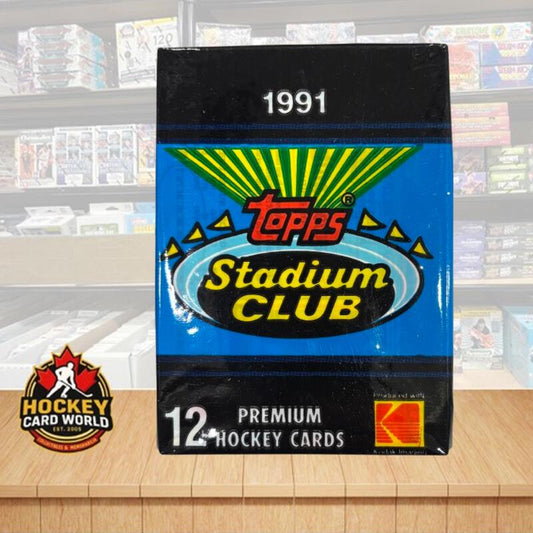1991-92 Topps Stadium Club Series 2 Hockey Sealed Hobby Pack - 12 Cards Per Pack Image 1