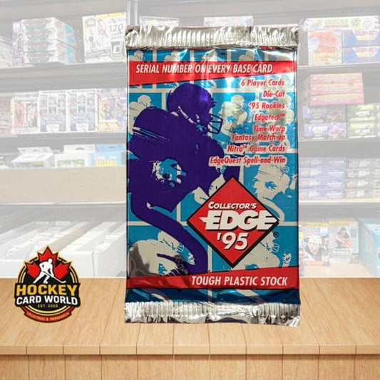 1995 Collector's Edge Football Sealed Pack - 6 Cards Per Pack Image 1