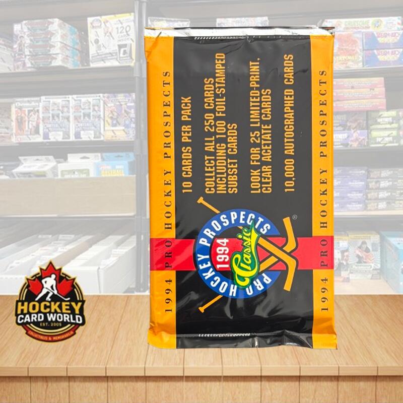 1994 Classic Pro Prospects Hockey Sealed Pack - 10 Cards Per Pack Image 1