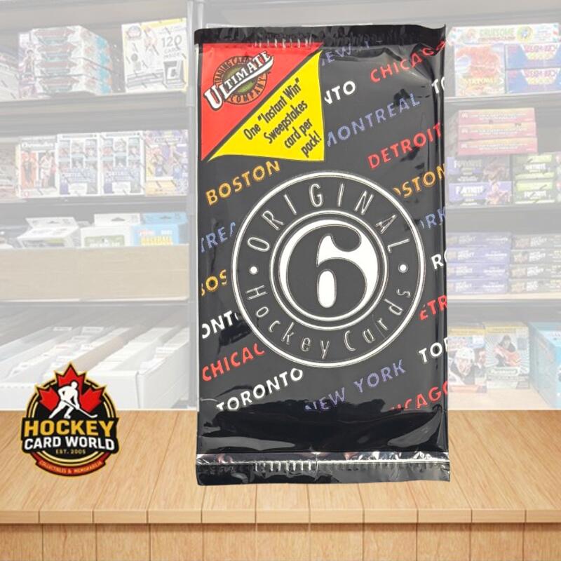 1992 Ultimate Original 6 Premium Hockey Sealed Pack - 9 Cards Per Pack Image 1