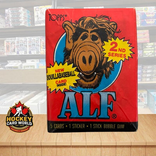 1987 Topps Alf Series 2 Hobby Sealed Wax Pack - 5 Cards Per Pack + Gum Image 1