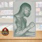 1948-52 Exhibit Boxing Johnny Saxton Large Photo 3.5x5.5 Card Vintage Image 1