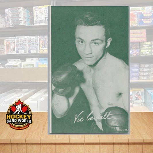 1948-52 Exhibit Boxing Vic Cardell Large Photo 3.5x5.5 Card Vintage Image 1