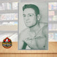 1948-52 Exhibit Boxing Rocky Castellani Large Photo 3.5x5.5 Card Vintage Image 1