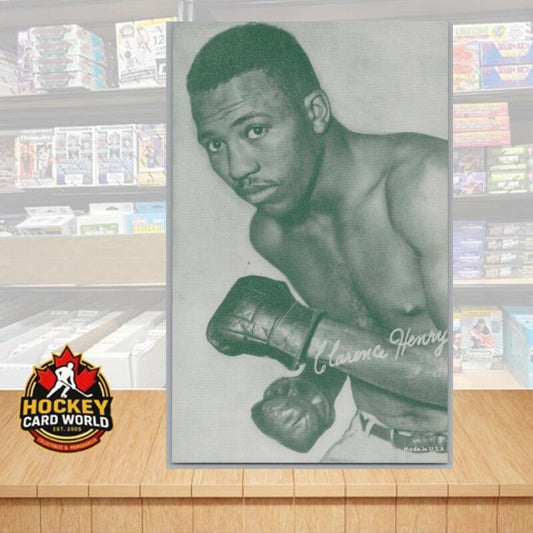 1948-52 Exhibit Boxing Clarence Henry Large Photo 3.5x5.5 Card Vintage Image 1