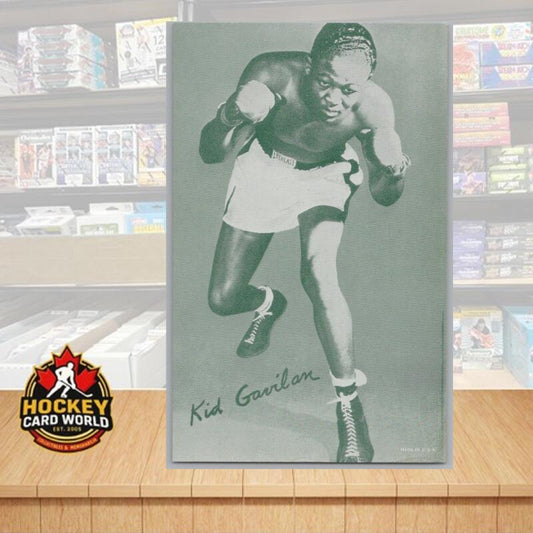 1948-52 Exhibit Boxing Kid Gavilan Large Photo 3.5x5.5 Card Vintage Image 1