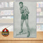 1948-52 Exhibit Boxing Johnny Bratton Large Photo 3.5x5.5 Card Vintage Image 1