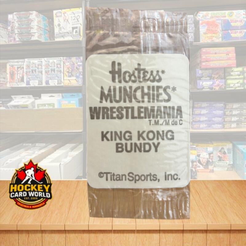 1987 Hostess Munchies WWF Stickers Wrestling Sealed King Kong Bundy Image 2
