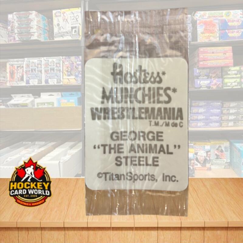 1987 Hostess Munchies WWF Stickers Wrestling Sealed George The Animal Steele Image 2