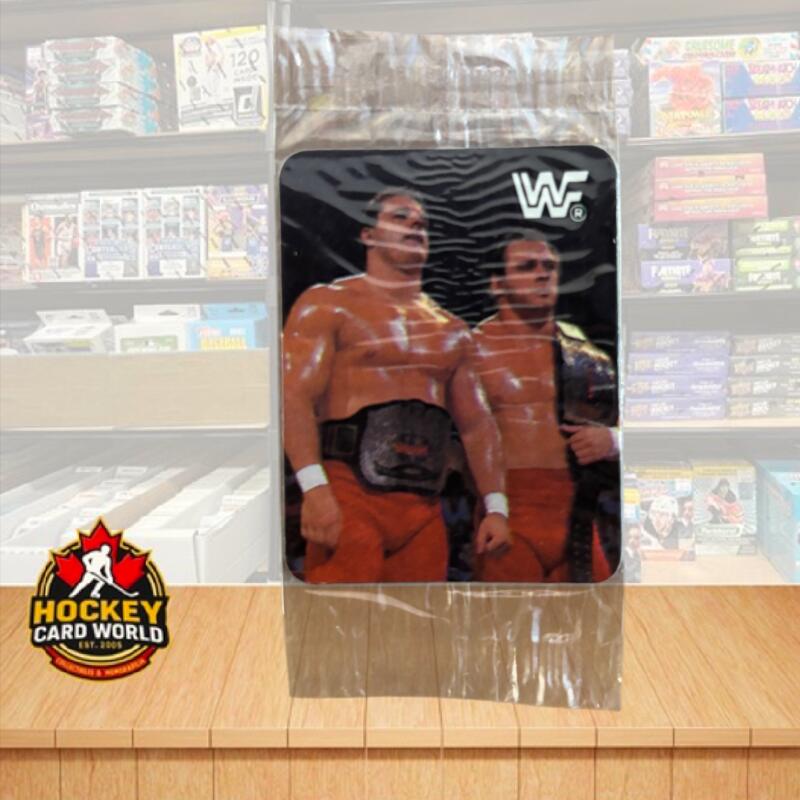1987 Hostess Munchies WWF Stickers Wrestling Sealed British Bulldogs Image 1