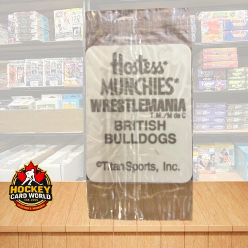 1987 Hostess Munchies WWF Stickers Wrestling Sealed British Bulldogs Image 2