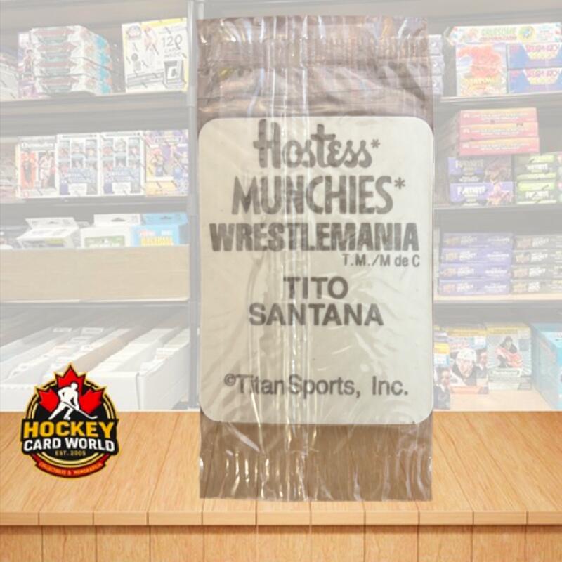 1987 Hostess Munchies WWF Stickers Wrestling Sealed Tito Santana Image 2