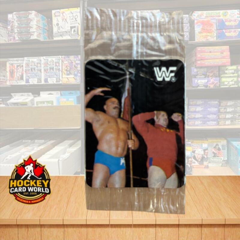 1987 Hostess Munchies WWF Stickers Wrestling Sealed Iron Shrik Image 1
