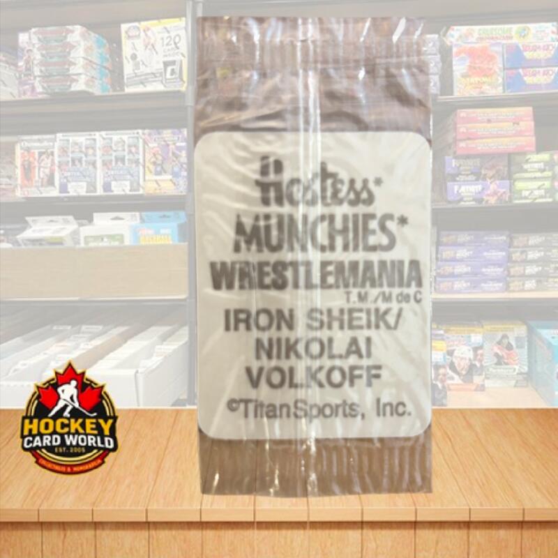 1987 Hostess Munchies WWF Stickers Wrestling Sealed Iron Shrik Image 2