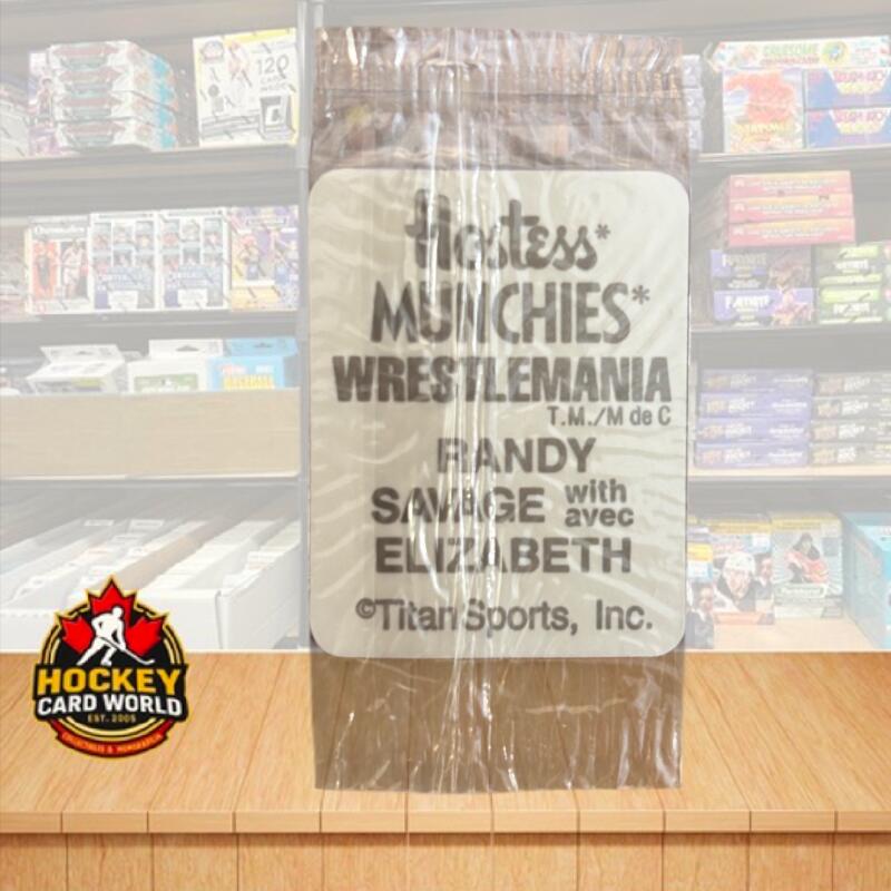 1987 Hostess Munchies WWF Stickers Wrestling Sealed Randy Savage/Elizabeth Image 2