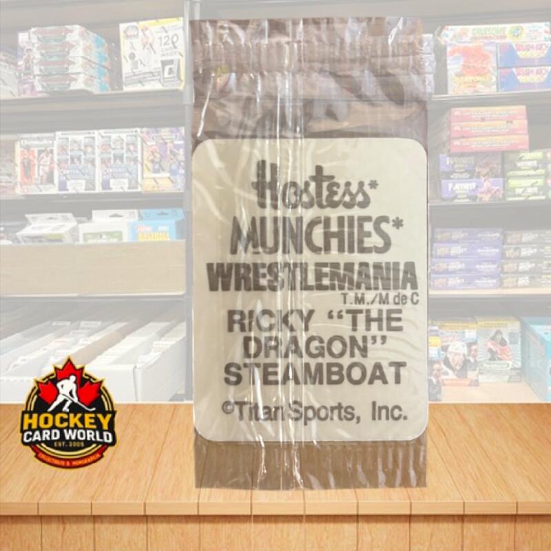 1987 Hostess Munchies WWF Stickers Wrestling Sealed Ricky The Dragon Stamboat Image 2