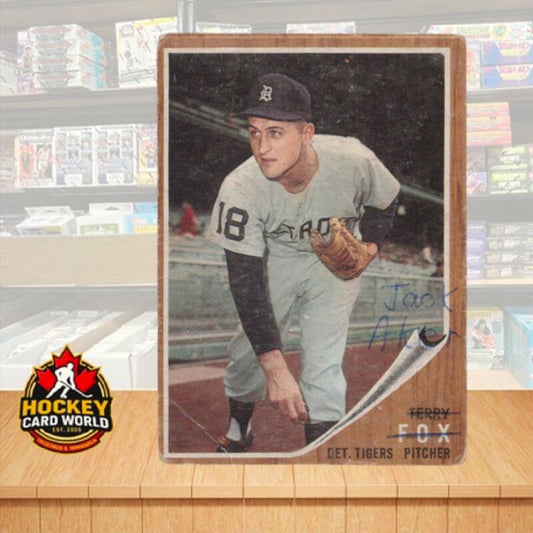 1962 Topps #196 Terry Fox Vintage Baseball Card V105390 Image 1