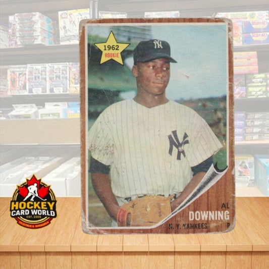 1962 Topps #219 Al Downing Rookie RC Vintage Baseball Card V105391 Image 1