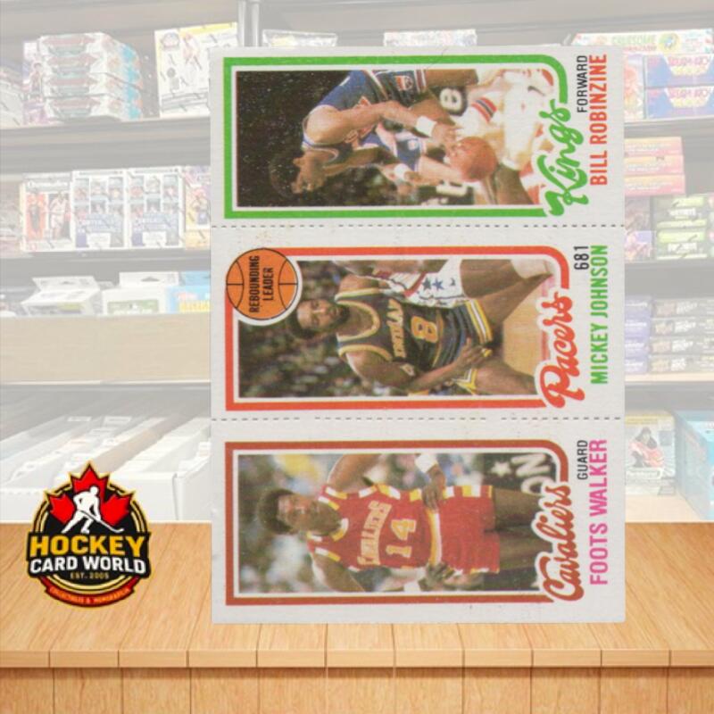 1980-81 Topps #13 60 Foots Walker/113 Mick.Johnson TL/130 Bill Robinzine V105432 Image 1