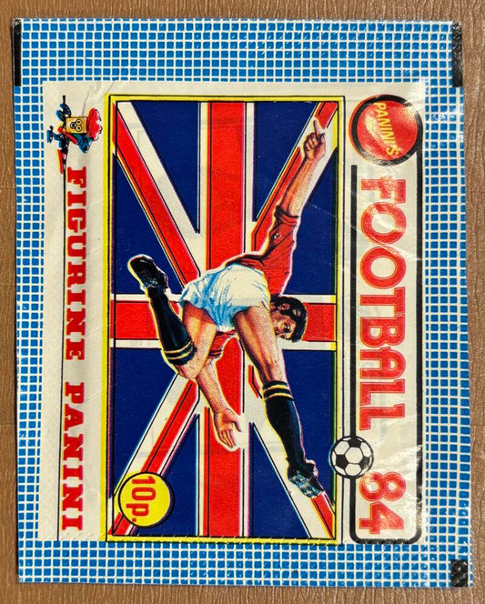 1984 Panini Soccer Football Self Adhesive Sealed Unopened Card Pack  Image 1