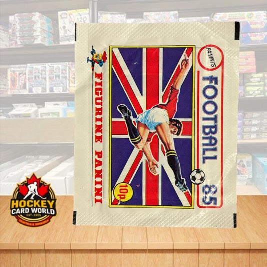 1985 Panini Soccer Football Self Adhesive Sealed Unopened Card Pack  Image 1