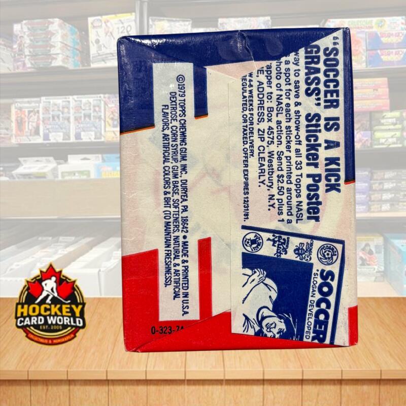 1979 Topps NASL Soccer Football Stickers Sealed Unopened 4 Card Pack + Gum Image 2