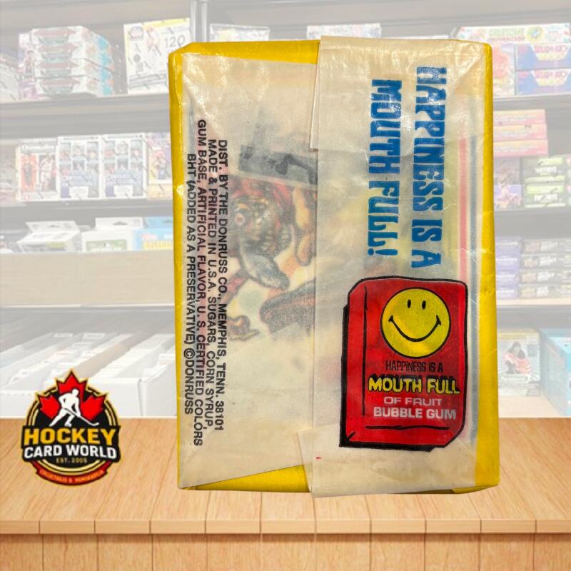 1974 Donruss Super Freaks Football Sealed Unopened Wax Pack with Gum Image 2