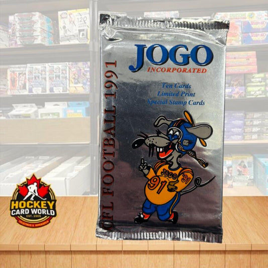 1991 Jogo CFL Canadian Football Sealed Pack - 10 Cards Per Pack Image 1