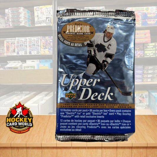 1995-96 Upper Deck Series 1 Hockey Sealed Pack - 12 Cards Per Pack Image 1