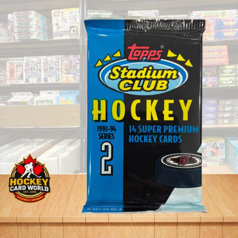 1993-94 Topps Stadium Club Series 2 Hockey Sealed Pack - 14 Cards Per Pack Image 1