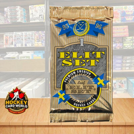 1995-96 Upper Deck Swedish Elit Set Series 1 Hockey Sealed Pack - 8 Card Pack Image 1