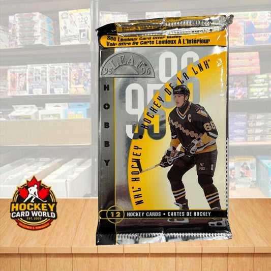 1995-96 Leaf Hockey Sealed Hobby Pack - 12 Cards Per Pack Image 1