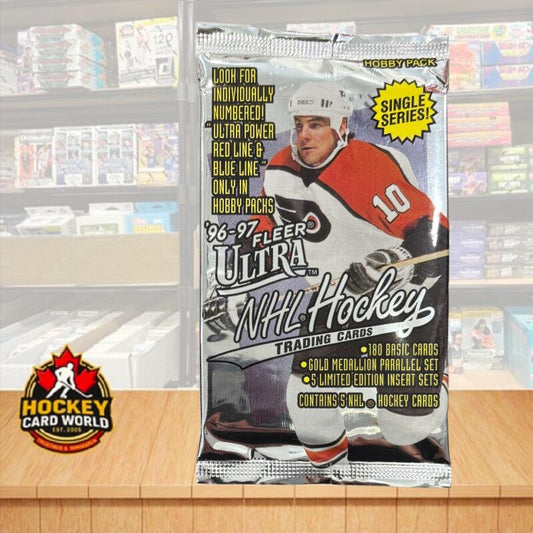 1996-97 Fleer Ultra Factory Sealed Hobby Pack - 5 Cards Per Pack Image 1