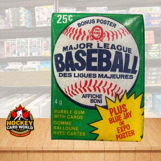 1981 O-Pee-Chee Baseball Factory Sealed Hobby Wax Pack with Gum Image 1