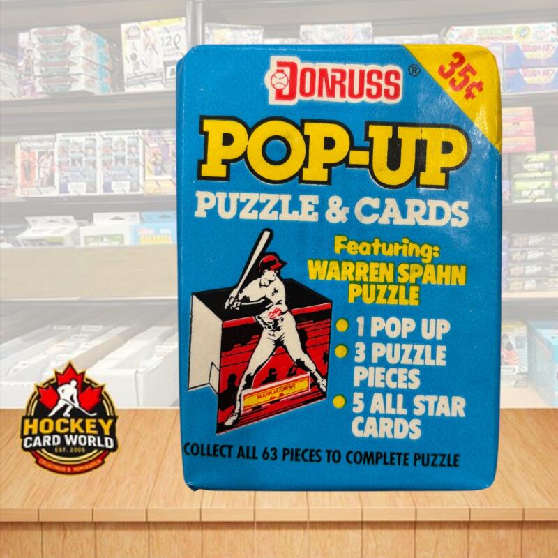1988 Donruss Pop-Up Cards Baseball Factory Sealed Unopened Hobby Wax Pack Image 1