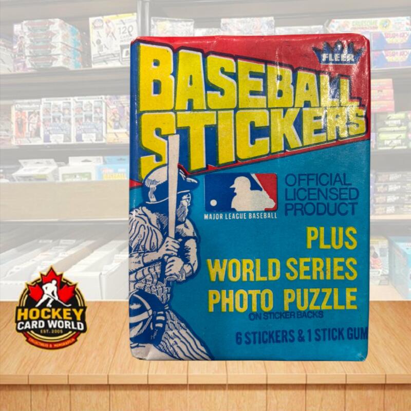 1979 Fleer Baseball Factory Sealed Unopened Hobby Sticker Wax Pack + Gum Image 1