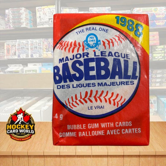 1988 O-Pee-Chee Baseball Factory Sealed Hobby Wax Pack with Gum Image 1