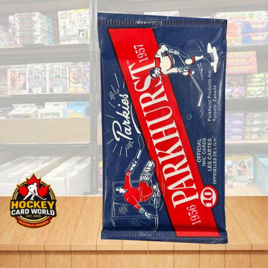 1994 Parkhurst Parkies 1956-57 Hockey Factory Sealed Hobby Pack - 10 Card Pack Image 1