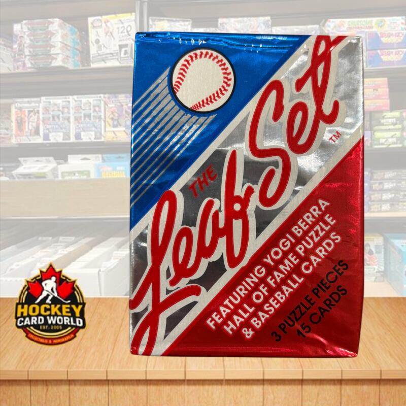 1990 Leaf Series 1 Baseball Factory Sealed Hobby Wax Pack - 15 Card Pack Image 1